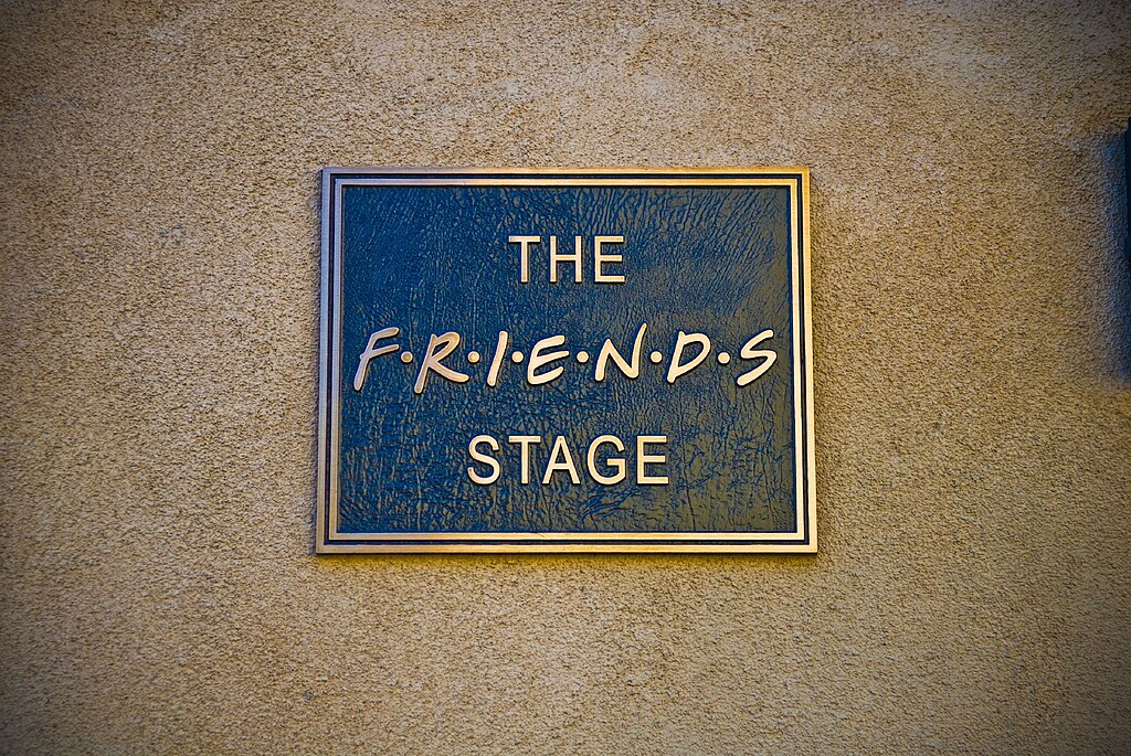 Warner Brothers sign for the Friends Stage in Burbank