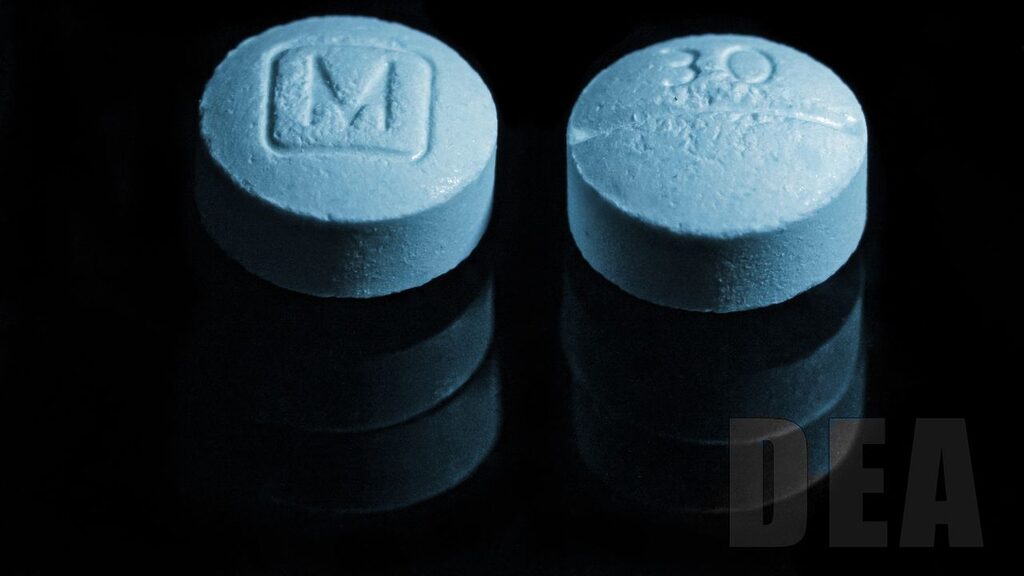 If you or someone you know uses black market M30 pills, seeking immediate professional help could mean the difference between life and death - image courtesy of the DEA